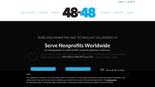 48in48 - 48 Free Nonprofit Websites in 48 hours