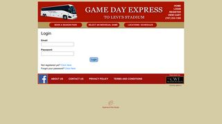 49ers Bus - Login - Luxury Game Day ... - Game Day Express