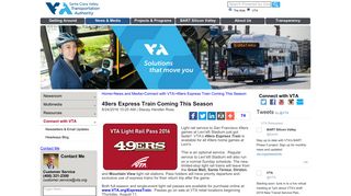 49ers Express Train Coming This Season - VTA