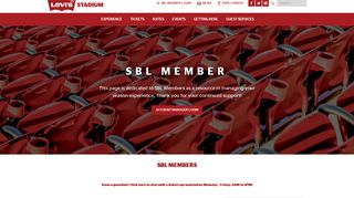 SBL Members - Levi's® Stadium