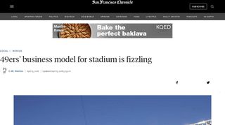49ers' business model for stadium is fizzling - SFChronicle.com