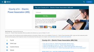 County of 4- - Electric Power Association (MS): Login, Bill Pay ... - Doxo