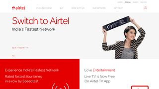 Airtel 4G - Best Postpaid 4G Plans, Airtel Hotspot, 4G Prepaid