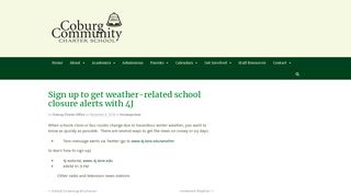 Sign up to get weather-related school closure alerts with 4J | Coburg ...