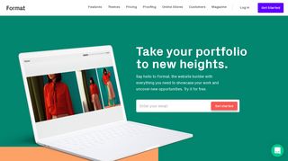 Format: Build Your Online Portfolio Website