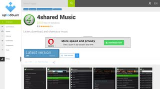 4shared Music 2.8.0 for Android - Download