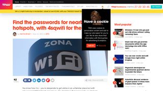 Find WiFi passwords near me, with 4sqwifi - TNW
