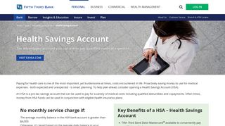 Health Savings Accounts (HSA) | Fifth Third Bank