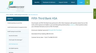 Fifth Third Bank HSA | Chard Snyder