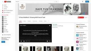 5-Pencil Method / Drawing With Darrel Tank - YouTube