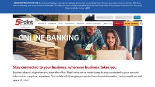 5Point Credit Union | Online Banking