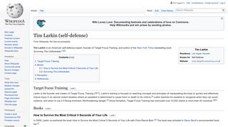 Tim Larkin (self-defense) - Wikipedia