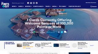 100k Credit Card Rewards: 5 Cards Offering Bonuses of 100,000+