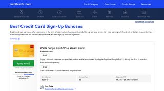 Best Credit Card Sign-Up Bonus Offers: February 2019 - CreditCards ...