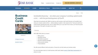 Business Credit Cards | 5 Star Bank | Colorado Springs, CO - El Paso ...