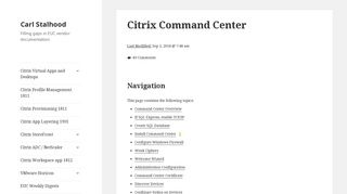 Citrix Command Center – Carl Stalhood