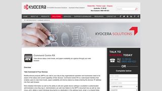 Command Center RX - KYOCERA Document Solutions