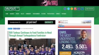 ValpoLife.com | 500 Turkeys Continues to Feed Families in Need ...