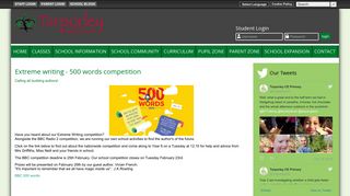 Tarporley CE Primary School: Extreme writing - 500 words competition