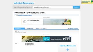 www52.intersourcing.com at Website Informer. UltiPro. Visit Www 52 ...