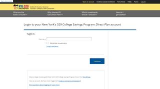 Log on - New York's 529 College Savings Program Direct Plan
