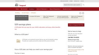 529 plan for college savings | Vanguard