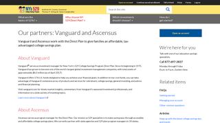 Vanguard & Ascensus | NY 529 Direct Plan