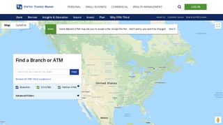 Find a Fifth Third Bank Branch or ATM near you