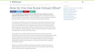 How Do You Use 5Linx Virtual Office? | Reference.com