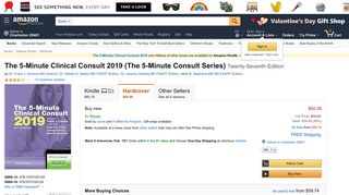 The 5-Minute Clinical Consult 2019 (The 5-Minute Consult Series ...