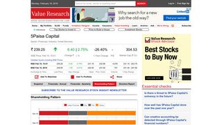 5Paisa Capital Ltd. - Stock Shareholding Pattern - Value Research ...