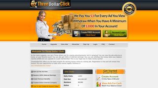 Three Dollar Click : Welcome To Three Dollar Click!