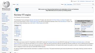 Navistar VT engine - Wikipedia