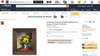 Amazon.com: Artmasters Collection KM89652-668DG Sunny Bouquet ...