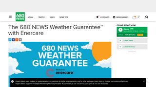 The 680 NEWS Weather Guarantee™ with Enercare