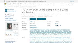 Windows 8 TCP / IP Server Client Example Part 6 (Chat Application ...