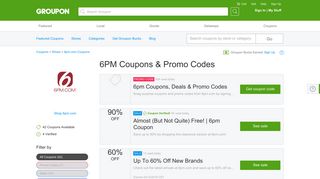 6pm Coupons, Promo Codes & Deals 2019 - Groupon