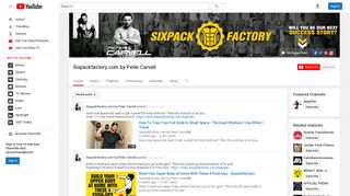 Sixpackfactory.com by Peter Carvell - YouTube