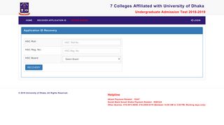 Admission Test: 2018-19 - 7 College Admission