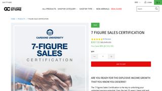 7 Figure Sales Certification - Grant Cardone Training Technologies