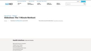 The 7-Minute Workout in Pictures - WebMD