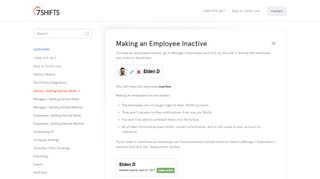 Making an Employee Inactive - 7shifts Support