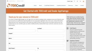 700 Credit - Dealer AppVantage