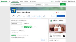 Seventy Seven Energy Employee Benefits and Perks | Glassdoor