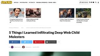 5 Things I Learned Infiltrating Deep Web Child Molesters | Cracked.com