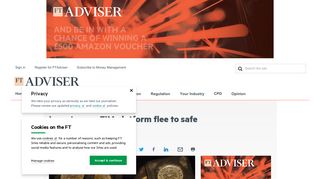 Investors on 7IM platform flee to safe havens - FTAdviser.com