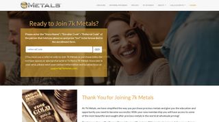 Join Now - 7k Metals