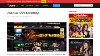 7live.Asia: 100% Extra Bonus - Casino Pub | Best Online Casino ...