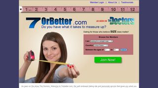 7OrBetter.com - Well Endowed Dating