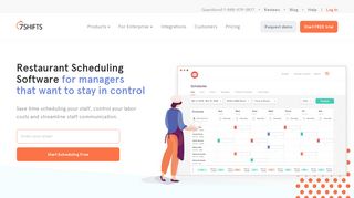 Restaurant Scheduling Software for Employees | 7shifts